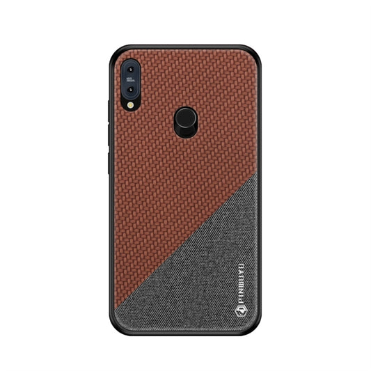 PINWUYO Honors Series Shockproof PC + TPU Protective Case for Asus Zenfone Max Pro (M2) ZB631KL (Brown) - ASUS Cases by PINWUYO | Online Shopping UK | buy2fix