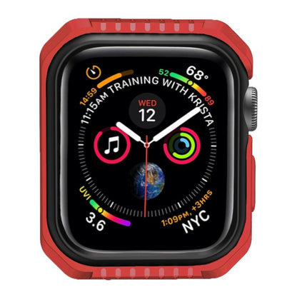 Smart Watch Shockproof Two Color Protective Case for Apple Watch Series 3 38mm(Red Black) - Watch Cases by buy2fix | Online Shopping UK | buy2fix