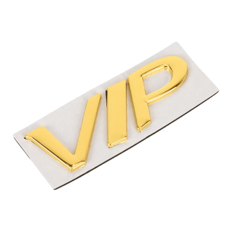 Car Split VIP Metal Personalized Decorative Stickers, Size: 7.5 x 3 x 0.5cm (Gold) - 3D Metal Sticker by buy2fix | Online Shopping UK | buy2fix