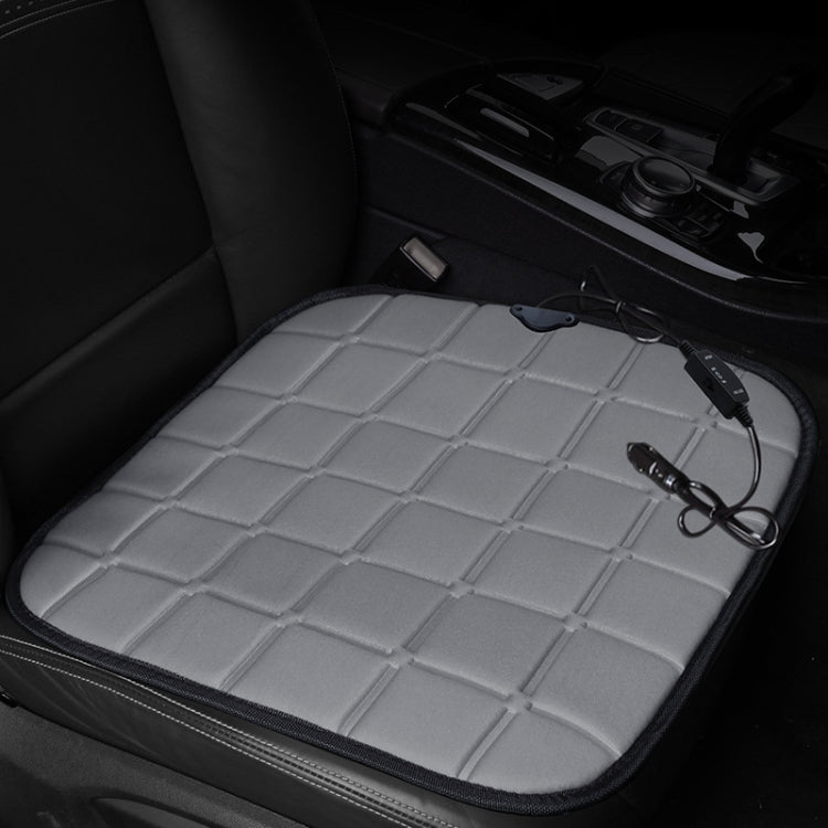 Car Cigarette Lighter Socket Seat Heater Cushion Warmer Cover Winter Heated Warm Mat(Grey) - Seat Accessories by buy2fix | Online Shopping UK | buy2fix