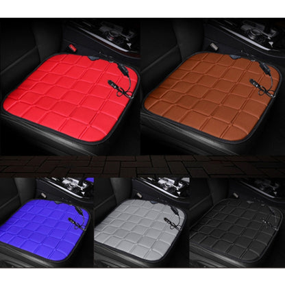 Car Cigarette Lighter Socket Seat Heater Cushion Warmer Cover Winter Heated Warm Mat (Blue) - Seat Accessories by buy2fix | Online Shopping UK | buy2fix