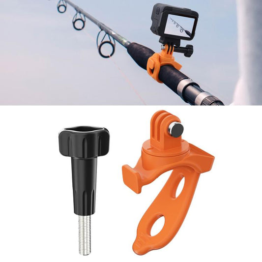 Sunnylife Action Camera Flexible Mount 360 Strap Wrap Band Mount Bike Tube Clip Holder (Orange) - Case & Bags by Sunnylife | Online Shopping UK | buy2fix