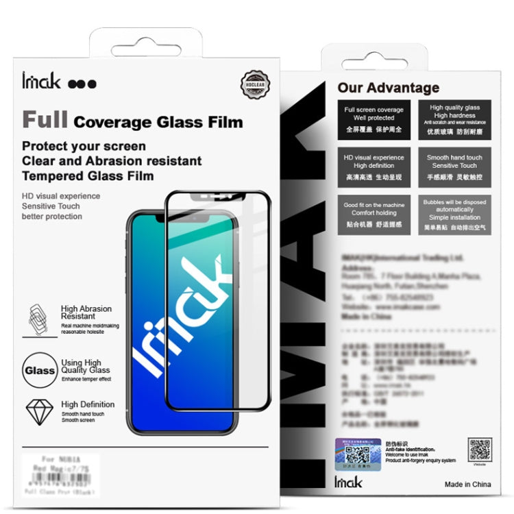 For Huawei Y9a IMAK 9H Surface Hardness Full Screen Tempered Glass Film Pro+ Series - Huawei Tempered Glass by imak | Online Shopping UK | buy2fix