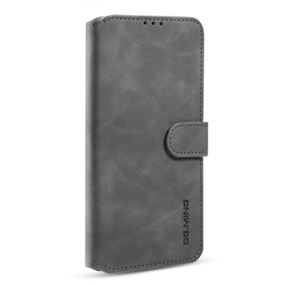 For Xiaomi Redmi K40 Pro DG.MING Retro Oil Side Horizontal Flip Leather Case with Holder & Card Slots & Wallet(Grey) - Xiaomi Cases by DG.MING | Online Shopping UK | buy2fix