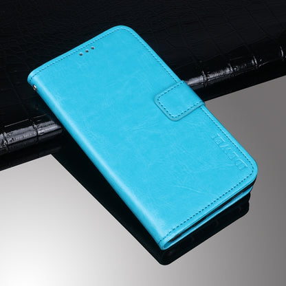 For Blackview A100 idewei Crazy Horse Texture Horizontal Flip Leather Case with Holder & Card Slots & Wallet(Sky Blue) - More Brand by idewei | Online Shopping UK | buy2fix