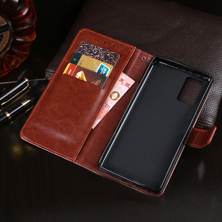 For Blackview A100 idewei Crazy Horse Texture Horizontal Flip Leather Case with Holder & Card Slots & Wallet(Rose Red) - More Brand by idewei | Online Shopping UK | buy2fix