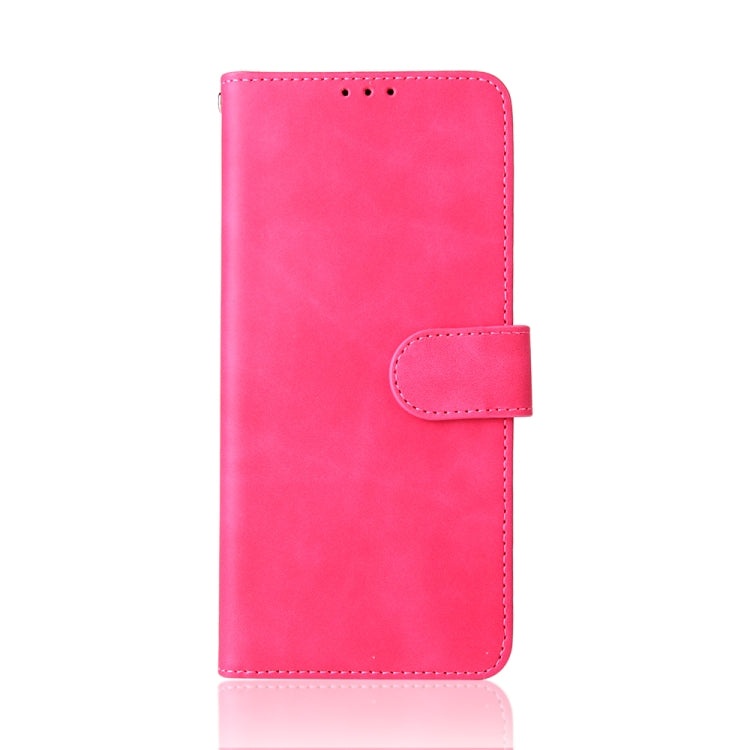 For Huawei P50 Pro Solid Color Skin Feel Magnetic Buckle Horizontal Flip Calf Texture PU Leather Case with Holder & Card Slots & Wallet(Rose Red) - Huawei Cases by buy2fix | Online Shopping UK | buy2fix