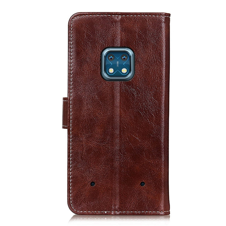 For Nokia XR20 5G Retro Crazy Horse Texture Horizontal Flip Leather Case with Holder & Card Slots & Photo Frame & Wallet(Brown) - Nokia Cases by buy2fix | Online Shopping UK | buy2fix