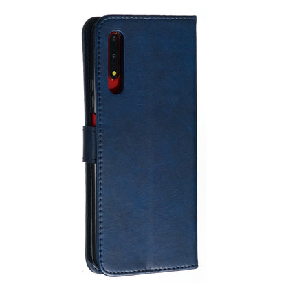 For Huawei Honor 9X / Honor 9X Pro Fashion Calf Texture Zipper Horizontal Flip PU Leather Case, with Holder & Card Slots & Wallet(Blue) - Honor Cases by buy2fix | Online Shopping UK | buy2fix