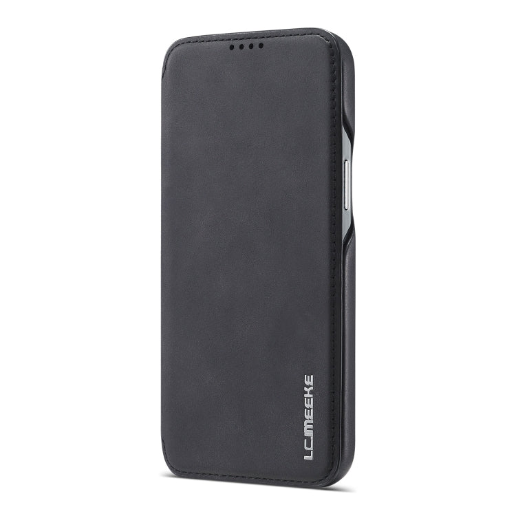 For iPhone 13 Pro LC.IMEEKE Hon Ancient Series Horizontal Flip Leather Case with Holder & Card Slot (Black) - iPhone 13 Pro Cases by LC.IMEEKE | Online Shopping UK | buy2fix