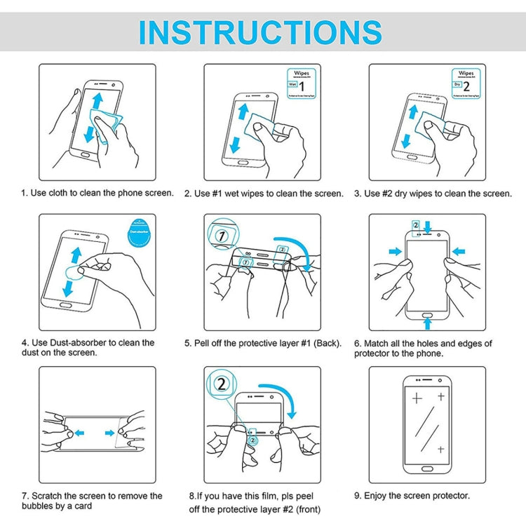 For Ulefone Note 7 10 PCS 0.26mm 9H 2.5D Tempered Glass Film - Ulefone Tempered Glass by buy2fix | Online Shopping UK | buy2fix