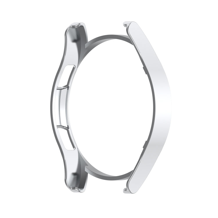 For Samsung Galaxy Watch4 Classic 42mm Half Coverage Hollowed PC Protective Case(Silver) - Watch Cases by buy2fix | Online Shopping UK | buy2fix