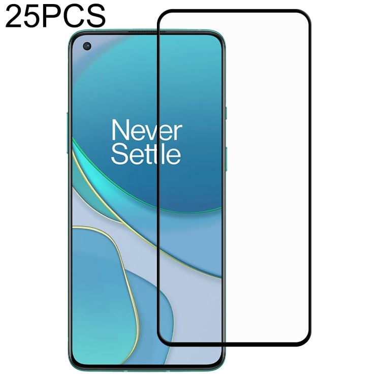 For OnePlus 8T / 8T+ 5G 25 PCS Full Glue Full Screen Tempered Glass Film - Motorola Tempered Glass by buy2fix | Online Shopping UK | buy2fix