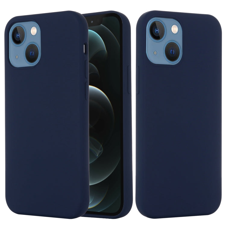 For iPhone 13 mini Shockproof Silicone Magnetic Magsafe Case (Navy Blue) - iPhone 13 mini Cases by buy2fix | Online Shopping UK | buy2fix