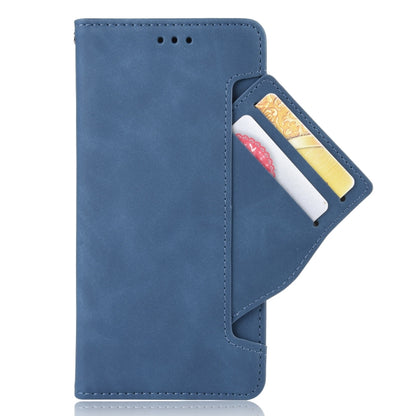 For UMIDIGI Bison Pro Skin Feel Calf Pattern Horizontal Flip Leather Case with Holder & Card Slots & Photo Frame(Blue) - More Brand by buy2fix | Online Shopping UK | buy2fix