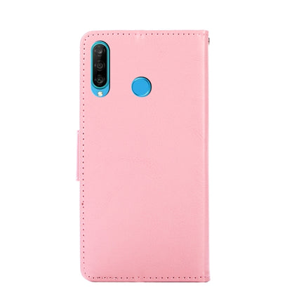 For Huawei P30 Lite Crystal Texture Horizontal Flip Leather Case with Holder & Card Slots & Wallet(Pink) - Huawei Cases by buy2fix | Online Shopping UK | buy2fix