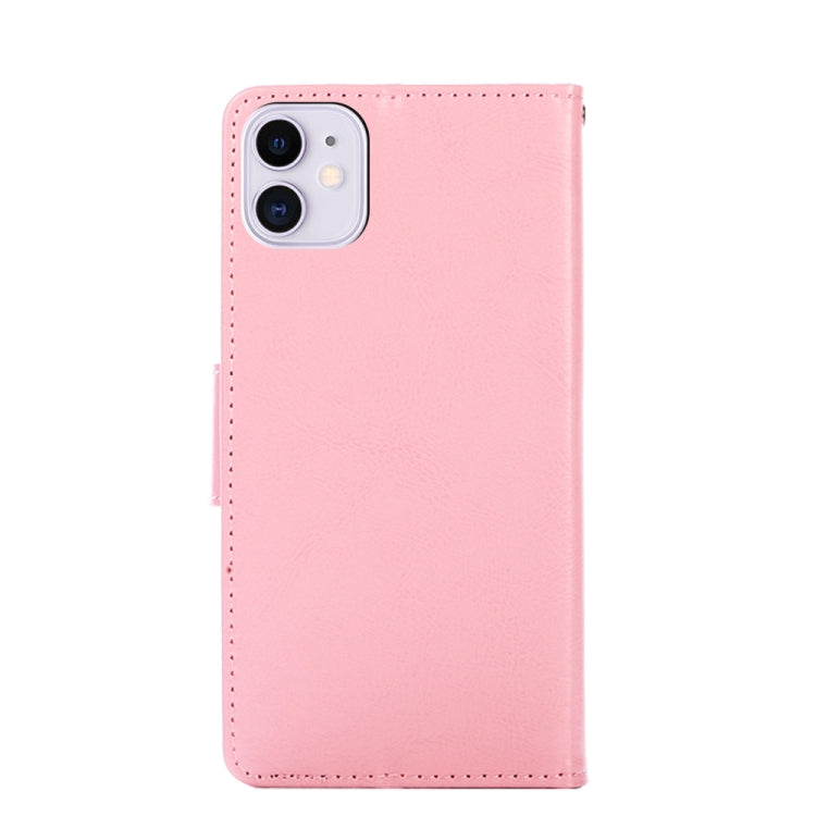 Crystal Texture Horizontal Flip Leather Case with Holder & Card Slots & Wallet For iPhone 11(Pink) - iPhone 11 Cases by buy2fix | Online Shopping UK | buy2fix