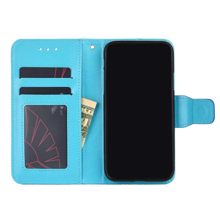 For Motorola Moto G30 Crystal Texture Horizontal Flip Leather Case with Holder & Card Slots & Wallet(Light Blue) - Motorola Cases by buy2fix | Online Shopping UK | buy2fix