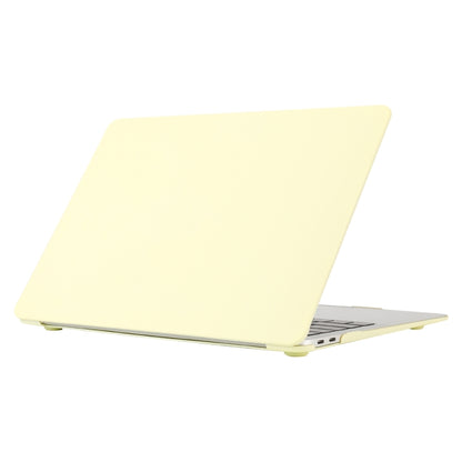 Cream Style Laptop Plastic Protective Case For MacBook Pro 14.2 inch A2442 2021(Cream Yellow) - MacBook Pro Cases by buy2fix | Online Shopping UK | buy2fix