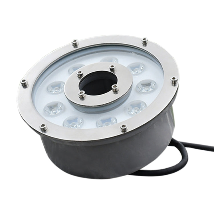 18W Landscape Ring LED Aluminum Alloy Underwater Fountain Light(Warm Light) - Underwater Lights by buy2fix | Online Shopping UK | buy2fix