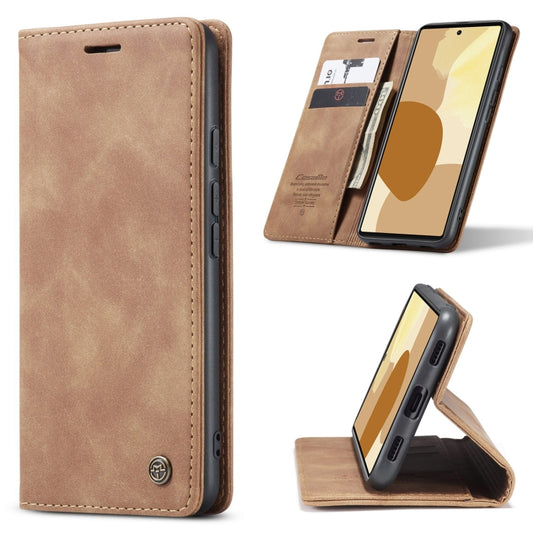 For Google Pixel 6 Pro CaseMe 013 Multifunctional Horizontal Flip Leather Phone Case with Card Slot & Holder & Wallet(Brown) - Google Cases by CaseMe | Online Shopping UK | buy2fix