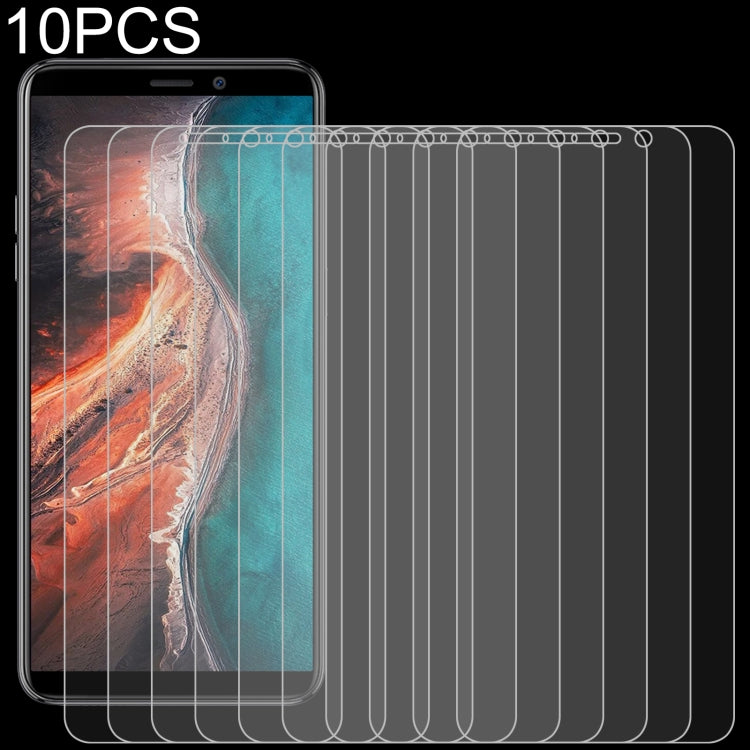 10 PCS 0.26mm 9H 2.5D Tempered Glass Film For Ulefone P6000 Plus - Ulefone Tempered Glass by buy2fix | Online Shopping UK | buy2fix