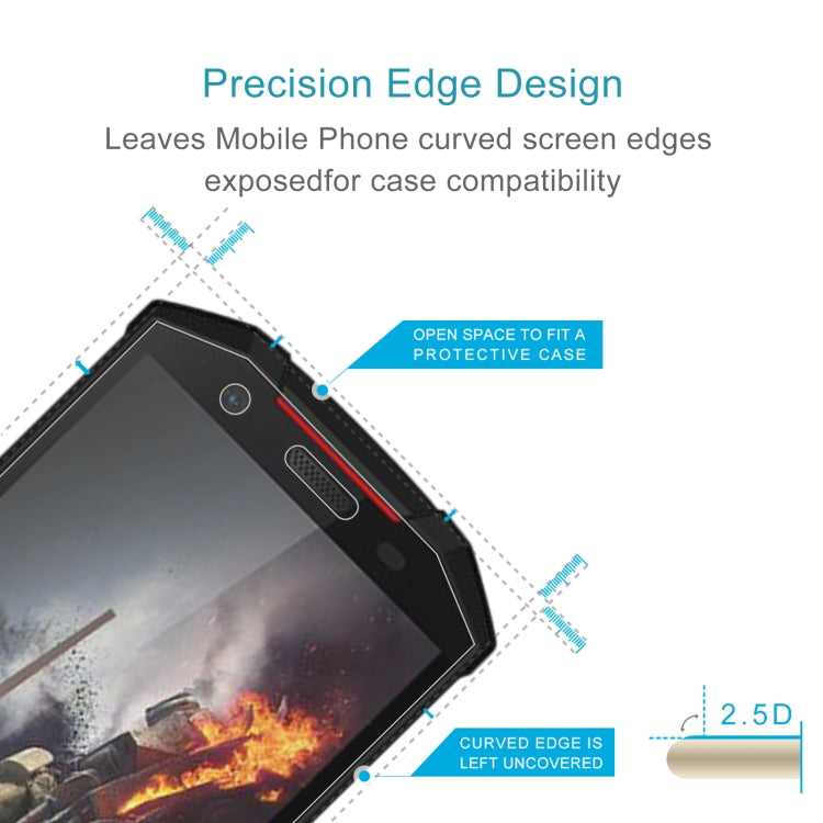 10 PCS 0.26mm 9H 2.5D Tempered Glass Film For Doogee S70 - For Doogee by buy2fix | Online Shopping UK | buy2fix