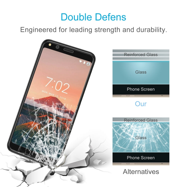 50 PCS 0.26mm 9H 2.5D Tempered Glass Film For Doogee X53 - For Doogee by buy2fix | Online Shopping UK | buy2fix