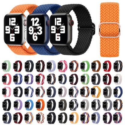 Nylon Braid Strap Watch Band For Apple Watch Ultra 49mm&Watch Ultra 2 49mm / Series 9&8&7 45mm / SE 3&SE 2&6&SE&5&4 44mm / 3&2&1 42mm(50) - Watch Bands by buy2fix | Online Shopping UK | buy2fix