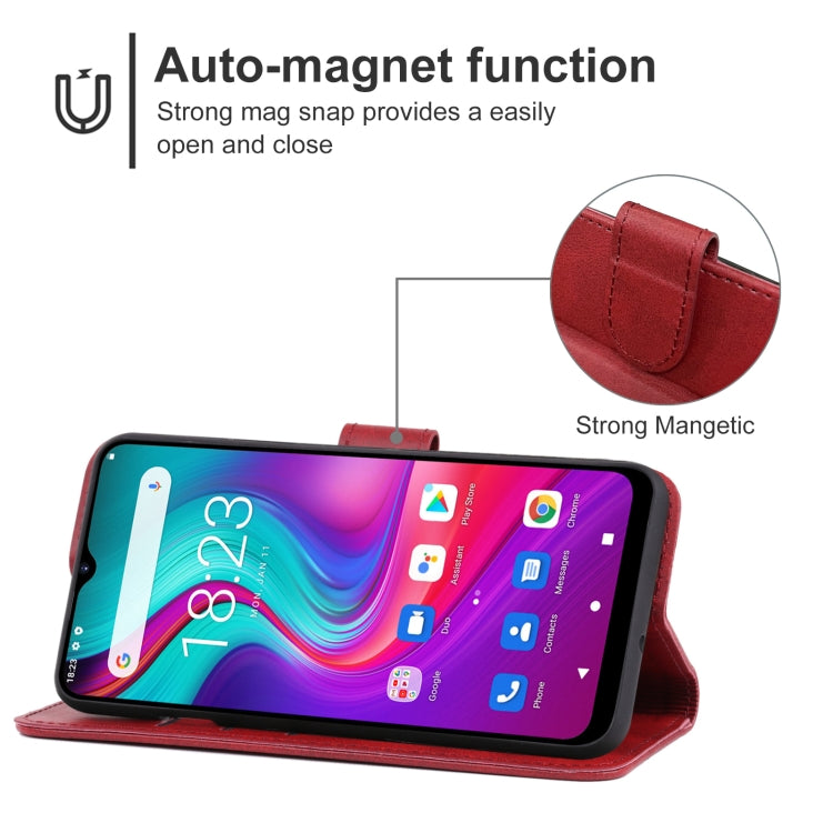 Leather Phone Case For Doogee X96(Red) - More Brand by buy2fix | Online Shopping UK | buy2fix