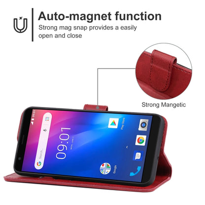 Leather Phone Case For Ulefone S1(Red) - Ulefone Cases by buy2fix | Online Shopping UK | buy2fix