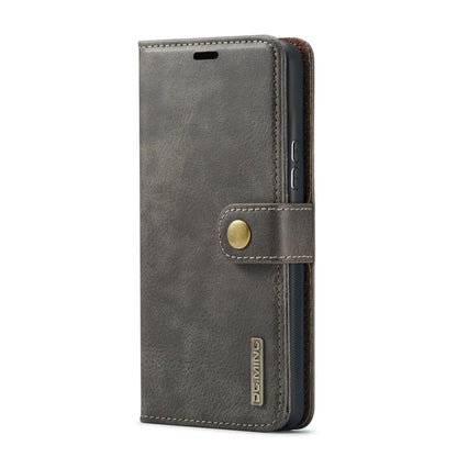 For Samsung Galaxy A53 5G DG.MING Crazy Horse Texture Detachable Magnetic Leather Phone Case(Grey) - Galaxy Phone Cases by DG.MING | Online Shopping UK | buy2fix