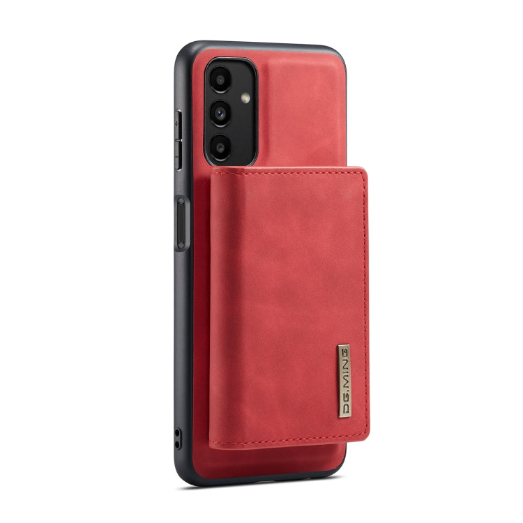 For Samsung Galaxy A13 4G DG.MING M1 Series 3-Fold Multi Card Wallet  Phone Case(Red) - Galaxy Phone Cases by DG.MING | Online Shopping UK | buy2fix