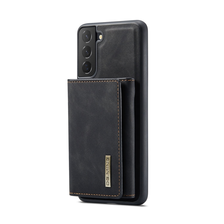 For Samsung Galaxy S22+ 5G DG.MING M1 Series 3-Fold Multi Card Wallet Phone Case(Black) - Galaxy S22+ 5G Cases by DG.MING | Online Shopping UK | buy2fix