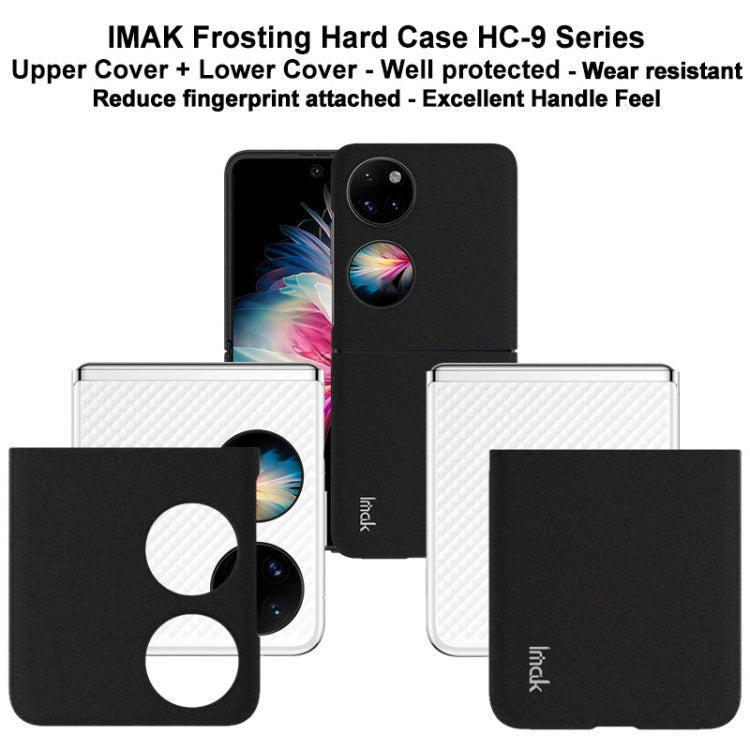 For Huawei P50 Pocket imak HC-9 Series Frosted Hard Case(Black) - Huawei Cases by imak | Online Shopping UK | buy2fix