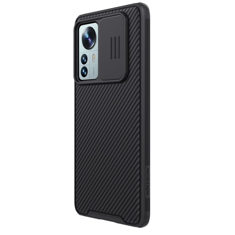 For Xiaomi 12 Pro NILLKIN CamShield Pro Series PC Full Coverage Phone Case(Black) - Xiaomi Cases by NILLKIN | Online Shopping UK | buy2fix