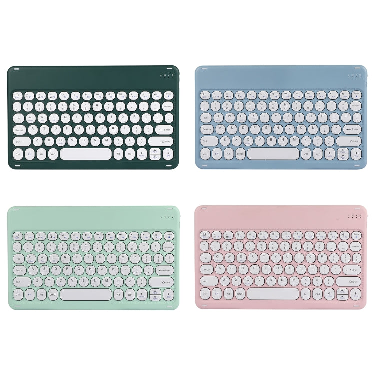 X4 Universal Round Keys Panel Spray Color Bluetooth Keyboard(Mint Green) - Universal Keyboard by buy2fix | Online Shopping UK | buy2fix