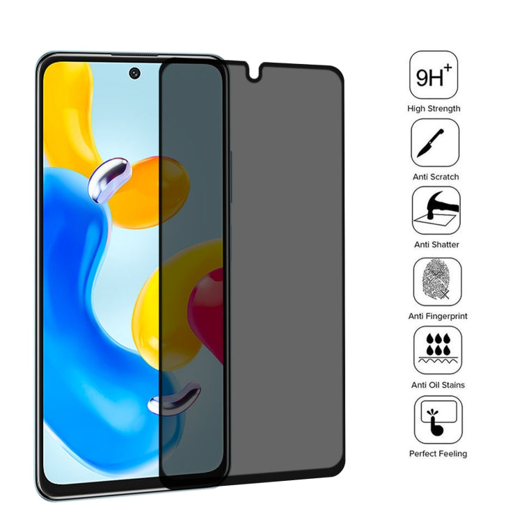 Full Cover Anti-peeping Tempered Glass Film For Xiaomi Redmi Note 11S 5G -  by buy2fix | Online Shopping UK | buy2fix