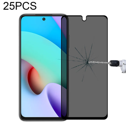 25 PCS Full Cover Anti-peeping Tempered Glass Film For Xiaomi Redmi Note 11 CN Version -  by buy2fix | Online Shopping UK | buy2fix