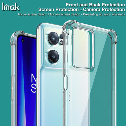 For OnePlus Nord CE 2 5G imak All-inclusive Shockproof Airbag TPU Case with Screen Protector(Transparent Black) - OnePlus Cases by imak | Online Shopping UK | buy2fix