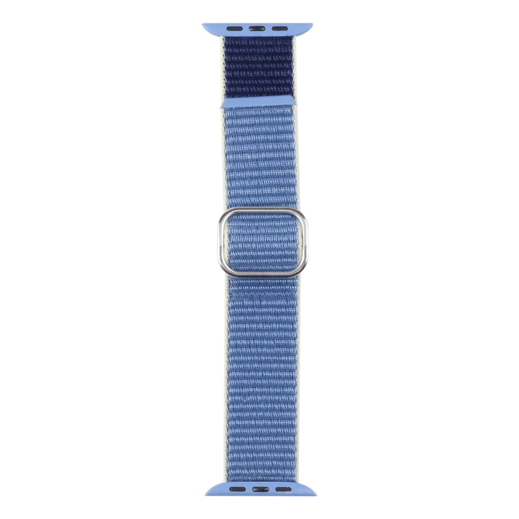 Nylon Watch Band For Apple Watch Ultra 49mm&Watch Ultra 2 49mm / Series 9&8&7 45mm / SE 3&SE 2&6&SE&5&4 44mm / 3&2&1 42mm(Slim Rainbow) - Watch Bands by buy2fix | Online Shopping UK | buy2fix