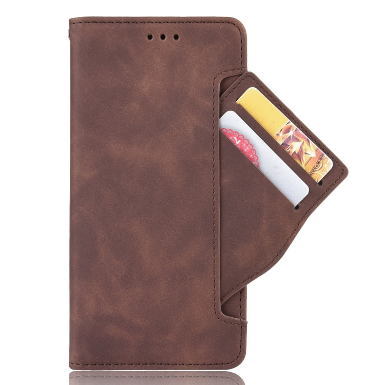 For Blackview A95 Skin Feel Calf Texture Card Slots Leather Phone Case(Brown) - More Brand by buy2fix | Online Shopping UK | buy2fix