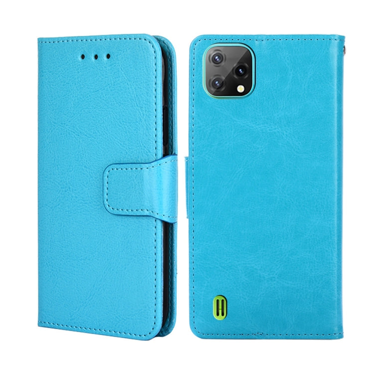 For Blackview A55 Crystal Texture Leather Phone Case(Sky Blue) - More Brand by buy2fix | Online Shopping UK | buy2fix