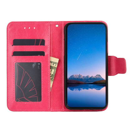 For Blackview A95 Crystal Texture Leather Phone Case(Rose Red) - More Brand by buy2fix | Online Shopping UK | buy2fix