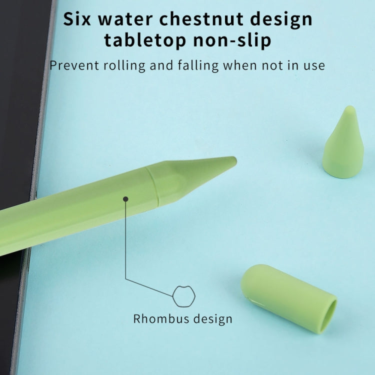 Touch Pen Silicone Protective Case For UHB Pencil 3(Green) - Pencil Accessories by buy2fix | Online Shopping UK | buy2fix