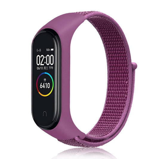 For Xiaomi Mi Band 7 Nylon Weave Watch Band(Dragon Fruit) - Watch Bands by buy2fix | Online Shopping UK | buy2fix