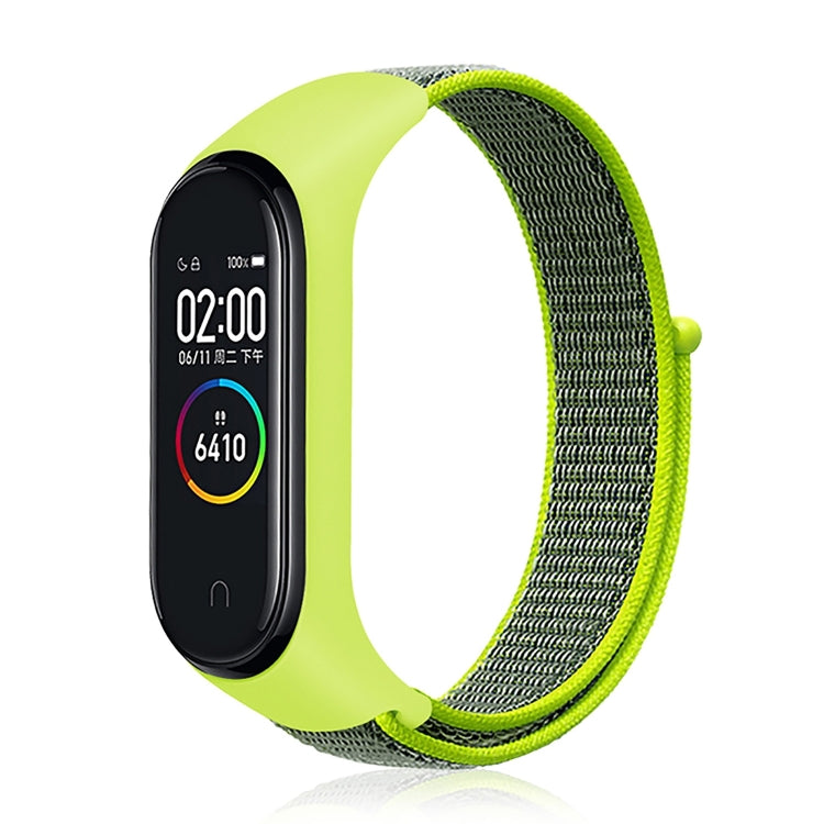 For Xiaomi Mi Band 7 Nylon Weave Watch Band(Bright Yellow) - Watch Bands by buy2fix | Online Shopping UK | buy2fix