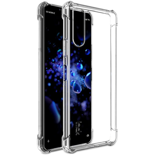 For Sony Xperia 10 II IMAK All-inclusive Shockproof Airbag TPU Protective Case, with Screen Protector(Transparent) - Sony Cases by imak | Online Shopping UK | buy2fix