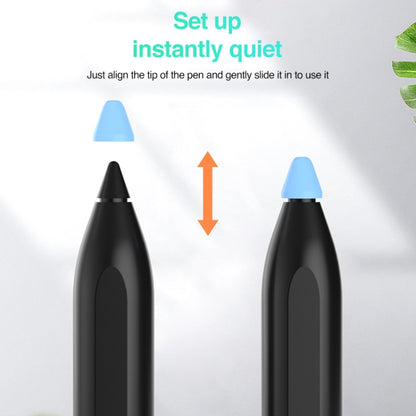 10 in 1 / Set Silicone Nib Cap For Xiaomi Pencil(Orange) - Pencil Accessories by buy2fix | Online Shopping UK | buy2fix