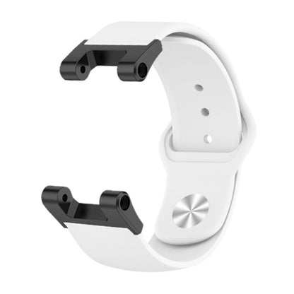 For Amazfit T-Rex / T-Rex Pro / Ares Silicone Reverse Buckle Watch Band(White) - Watch Bands by buy2fix | Online Shopping UK | buy2fix